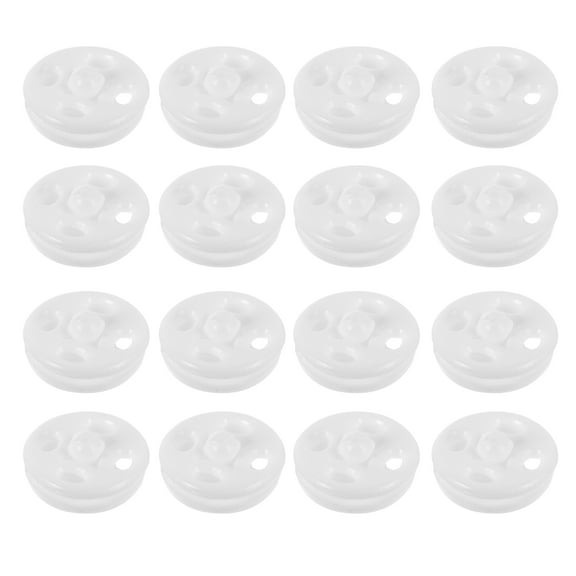 PAMINGONO Invisible White Plastic Sewing Snaps 1000 Pieces for Shirts and Craft Projects