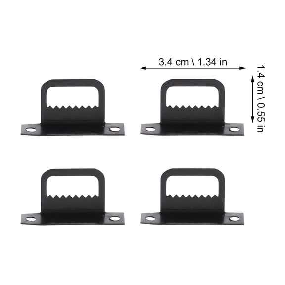 PAMINGONO 100Pcs Black Picture Hanging Kit Iron Hooks for Frames Photos and Wall Art