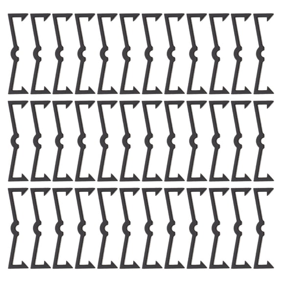 PAMINGONO 100Pcs Multi-functional Design Pegboard Hooks Peg Lock for Home Organization