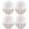 thumbnail image 1 of PAMINGONO 100Pcs Round White Paper Baking Cups Heat-Resistant Non-Deformable for Cupcake Liners 7.5X7.5X3.2In, 1 of 8
