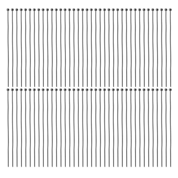 PAMINGONO Bead Positioning Pins Silver Copper Plated Ball Head for DIY Crafts 100Pcs