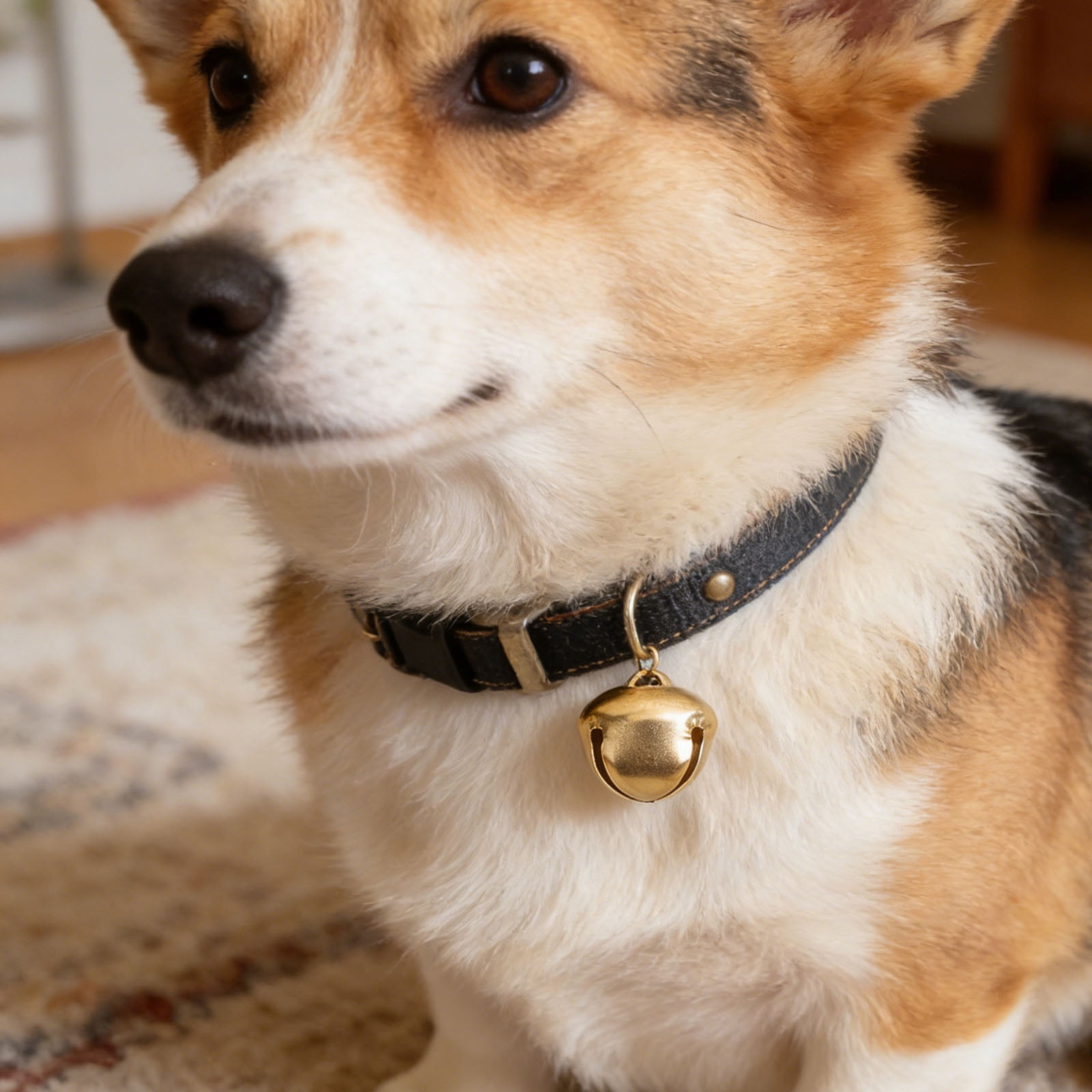 PAMINGONO 100pcs Cross Dog Collar Bell with Ringing Sound, Iron 4mm ...