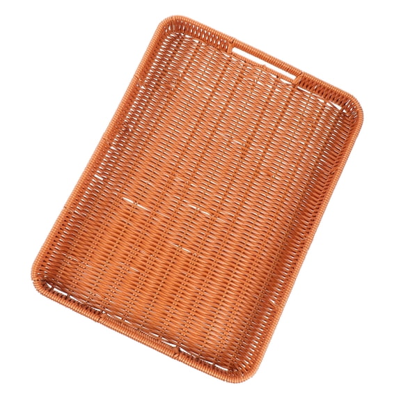 PAMINGONO Kitchen Fruit Tray Brown 1Pc 15.4X11.2X1.6In