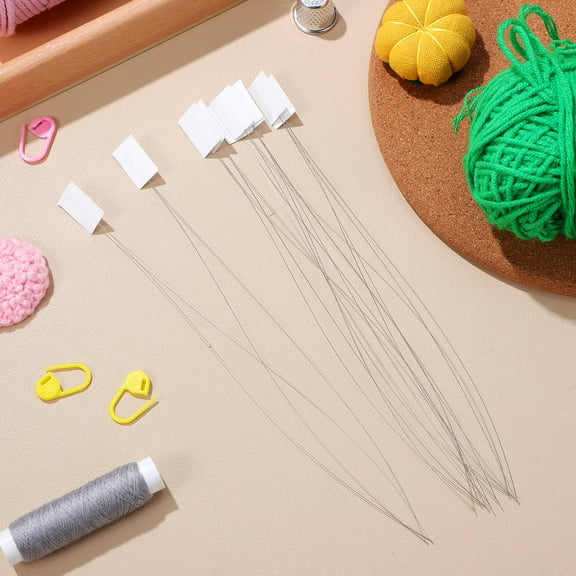PAMINGONO 10pcs Needle Threaders Set for Sewing with Steel Wire for Sewers