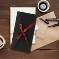 thumbnail image 1 of PAMINGONO 10Pcs Black Kraft Invitation Envelopes with Bowknot Design for Decorative Use, 1 of 6