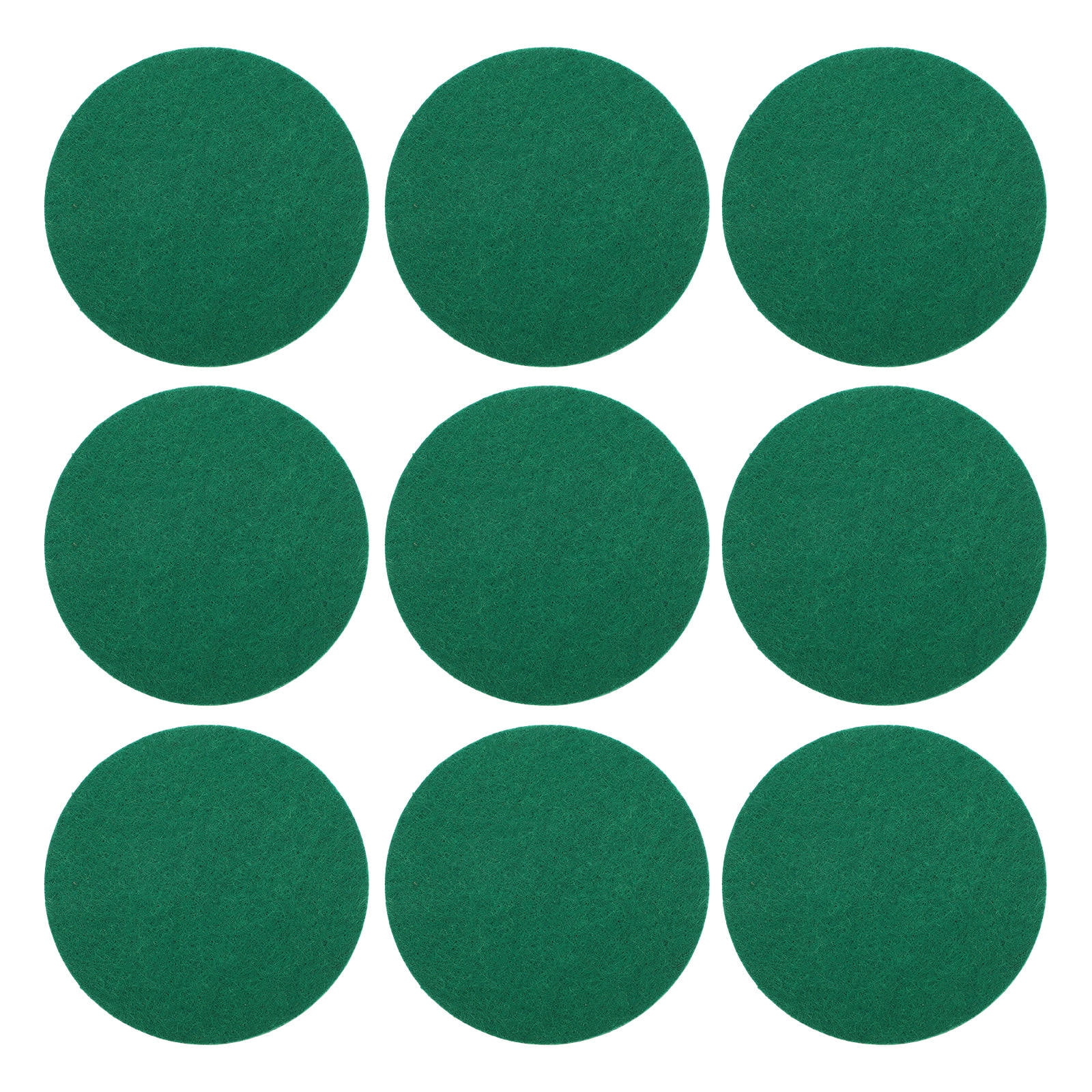 PAMINGONO 10Pcs Game Enhancement Polyester Fiber Air Hockey Pads for 2.4X2.4X0.08In