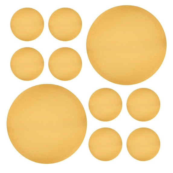PAMINGONO 10Pcs Gold Cake Plates for Bakeries and Dessert Shops 10 Inch