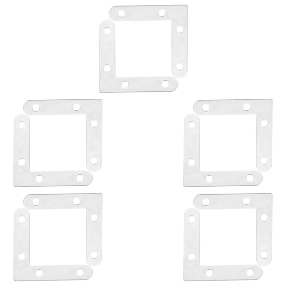 PAMINGONO 10Pcs Iron Screen Frame Corner Brackets with 90 Degree Angle for Window Screen Frames