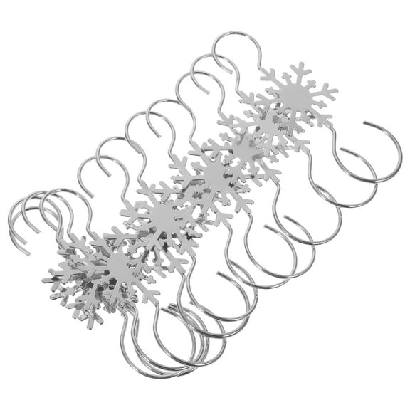 PAMINGONO 10Pcs Silver Christmas Stocking Hangers for Mantel and Wall Decor