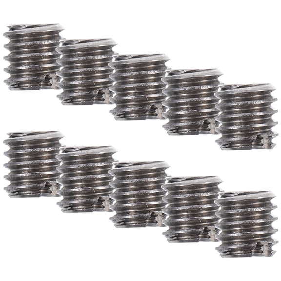 PAMINGONO 10Pcs Threaded Fastener for Wood Bolt Fastener Stainless Steel DIY Enthusiasts Assembly