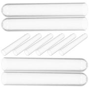 PAMINGONO 10Pcs Transparent Test Tubes for Home Use and Laboratory Equipment