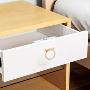 PAMINGONO Golden Metal Drawer Rings Pulls for Decor - Universal Fit, Comfortable Grip, Robust Strength