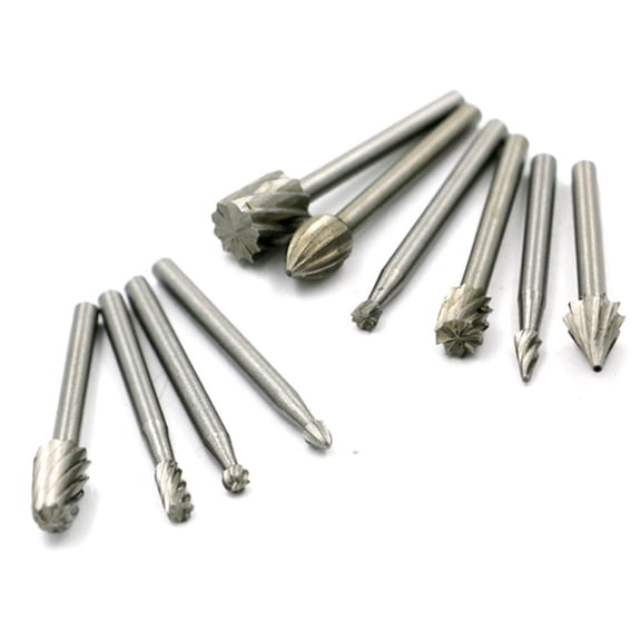 PAMINGONO 10Pcs Woodworking Rotary File Detailed Engraving