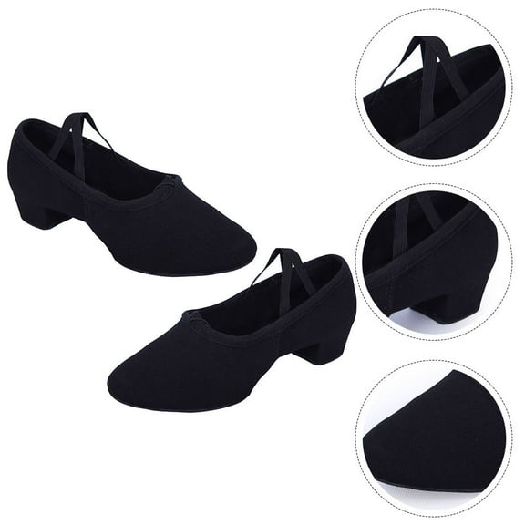 PAMINGONO Modern Dance Shoes Women Cloth 1 Pair Round Toe Yoga