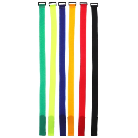 PAMINGONO 12Pcs Bike Rack Straps Assorted Color for Wheel Tie Down and General Consumers Fastening Cable Straps