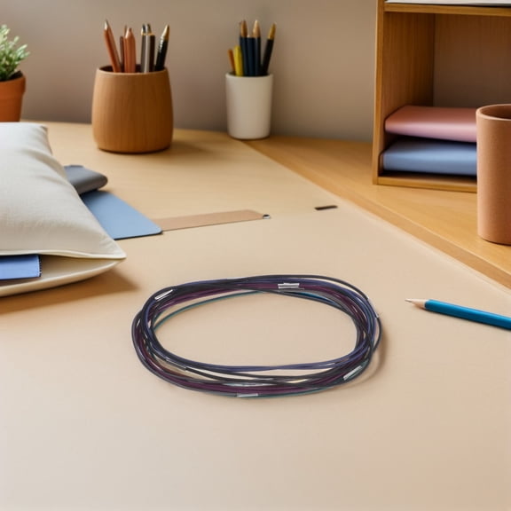 PAMINGONO 12Pcs Multipurpose Elastic Notebook Bands for Planners and Journals Assorted Color Nylon Straps