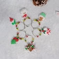 thumbnail image 1 of PAMINGONO 12Pcs Christmas Glass Identification Markers Reusable Zinc Alloy Wine Cup Charms, 1 of 5