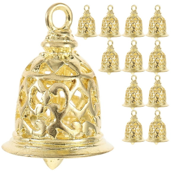PAMINGONO Crafting Bells Golden 12Pack 0.6x0.5in Copper