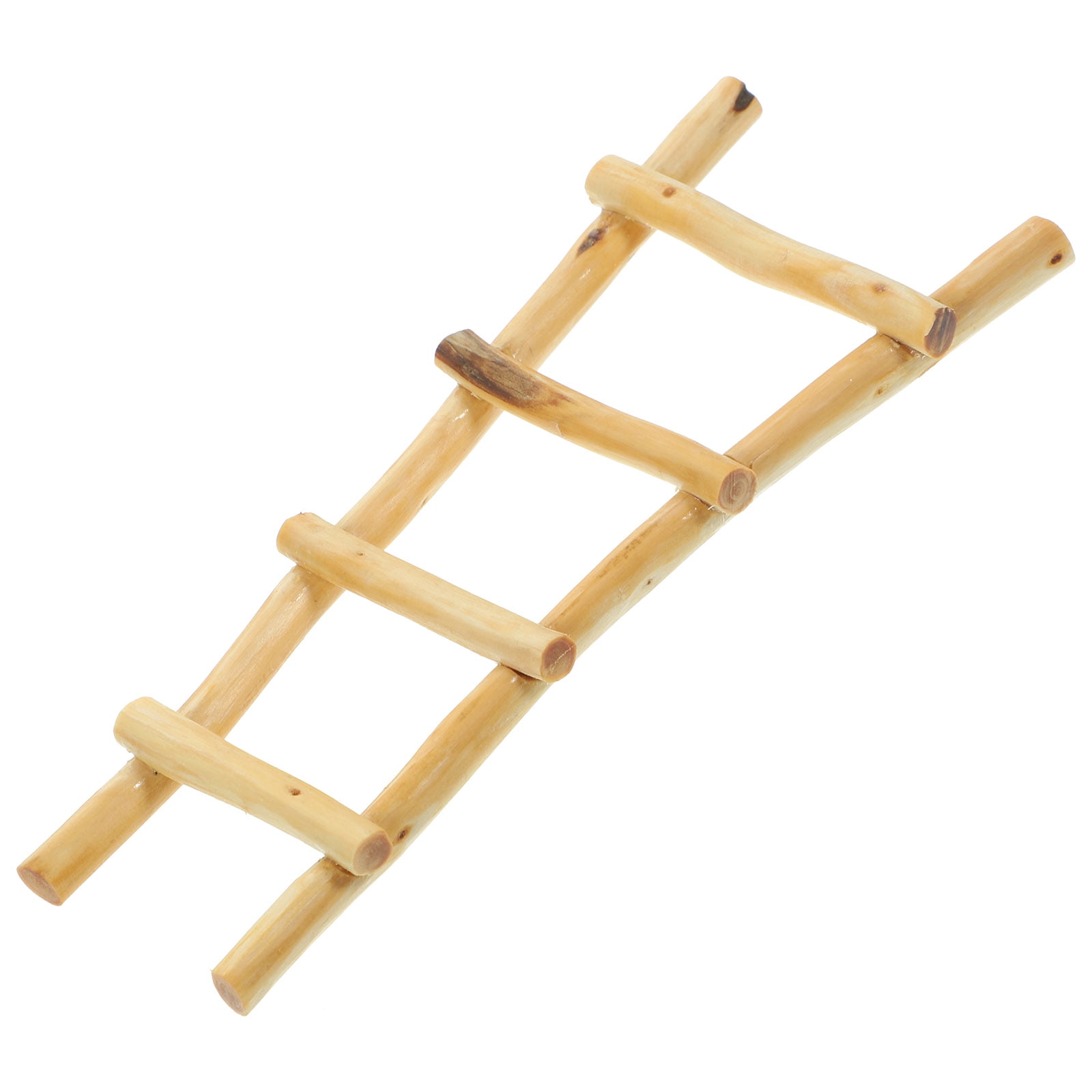 PAMINGONO 12X5CM Khaki Small Step Ladder for Miniature Design and ...