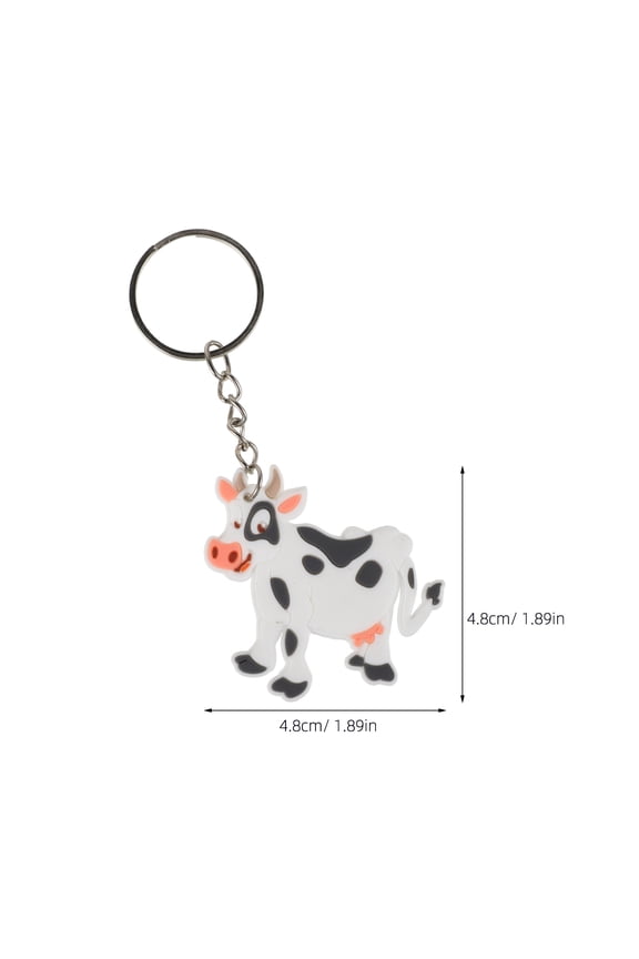 12-Pack Cute Hanging Charms PVC Keychains for Kids Backpack Accessories and Party Favors
