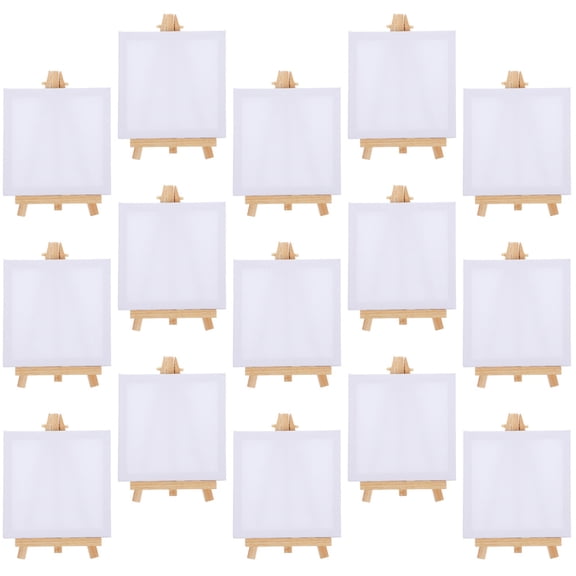 PAMINGONO 15 Sets Oil Painting Frame for Beginners with Multi Color 3.93X3.93X0.39in