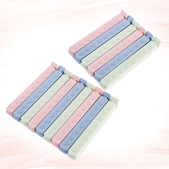 PAMINGONO 15Pcs Plastic Food Sealing Clip Clamp for Fresh Oatmeal Chips and Salt