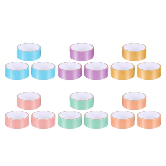 PAMINGONO 18 Rolls Assorted Color Sticky Ball Tape for DIY Projects and Crafting