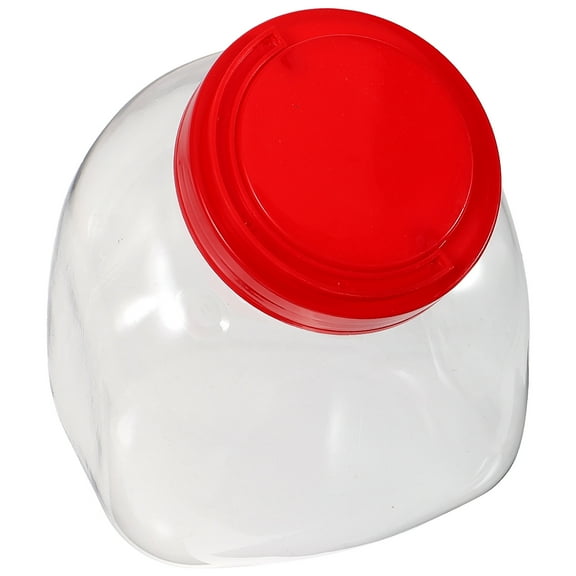 PAMINGONO Candy Containers Buffet Candy Jar Plastic 1Pcs 5.9X5.7X5.5in