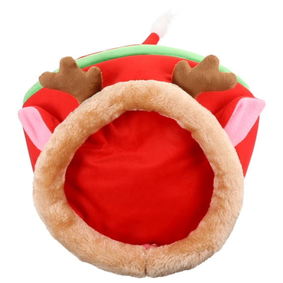 PAMINGONO 1Pack Cotton Round Pet Nest for Hamster Bed .07X6.68X5.11in Sleeping House Small Animal Bedding