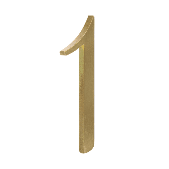 PAMINGONO Copper Door Number Golden 1Pack 2x0.6In