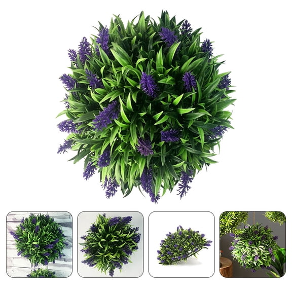 PAMINGONO Topiary Hanging Ball Artificial Topiary Ball Multi-colored PVC 1Pack