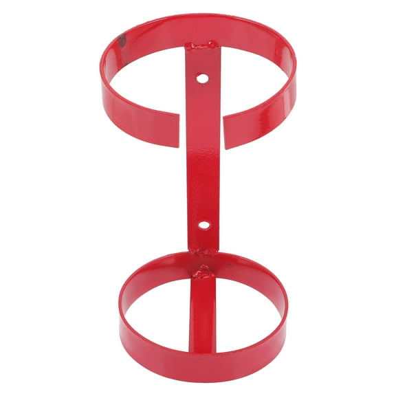 PAMINGONO Fire Extinguisher Mount Bracket Metal Red for Adults 1Pack 9.1x4.7in