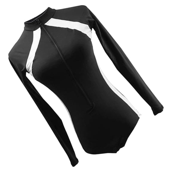 PAMINGONO Women’s Full Sleeve One-Piece Swimsuit UV Swimwear for Surfing, Diving, Beach & Water Sports