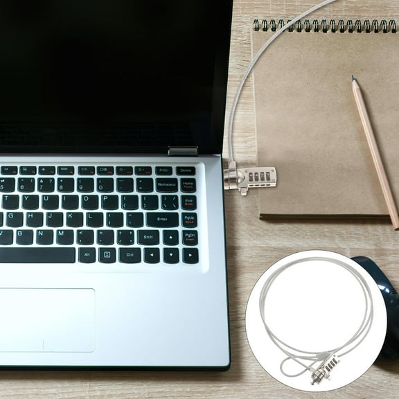 PAMINGONO Steel Laptop Locking Cable Anti-Theft for Laptops and Monitors