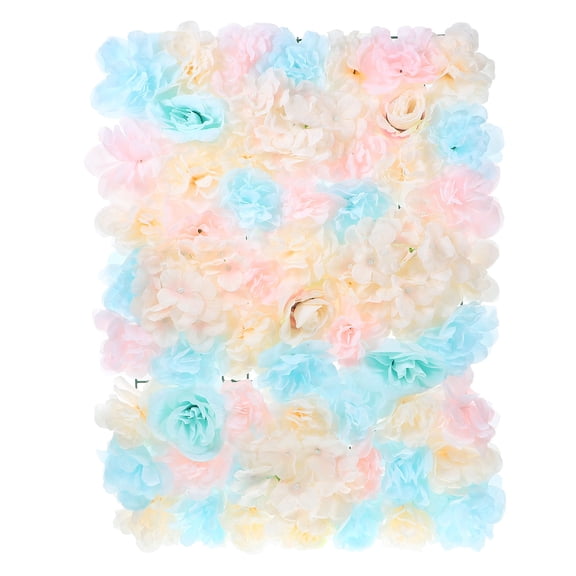 PAMINGONO 1Pack Multi Color Fake Flower Wall Panel for Decorative Item 60x40x8in