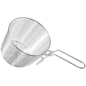PAMINGONO 1Pack Multi Purpose Strainer For Noodles And Pasta With Simple Design Silver