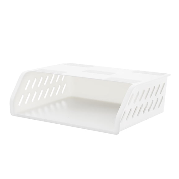 PAMINGONO 1Pack Plastic Shelving for Kitchen Use with Stepped Design 11.9x9.4x3.9in