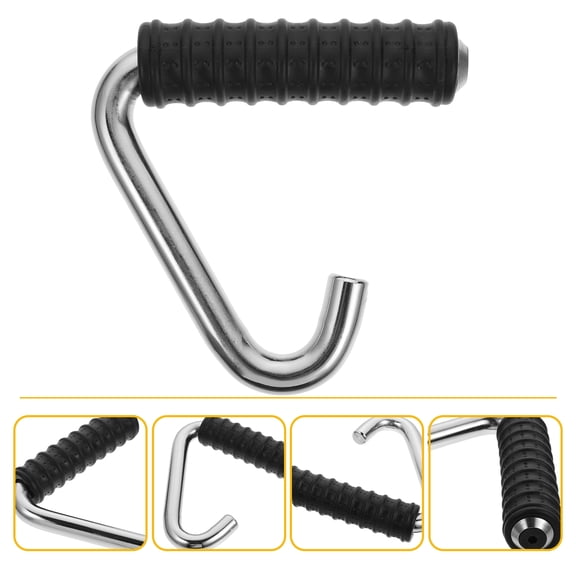 PAMINGONO Abs Muscle Training Handle Steel 1Pc 5.5x5.1x1.4in