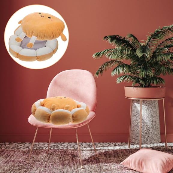 PAMINGONO 1Pack Quirky Yolk Flower Shaped Cushion Perfect for Home Office Use as a Seat Protector