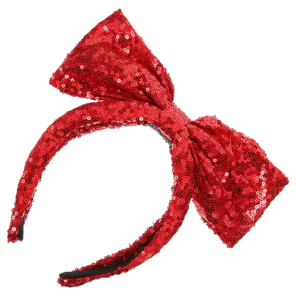 PAMINGONO 1Pack Red Bow Headband For Height Addition And Comfortable Wear