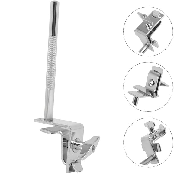 PAMINGONO Cowbell Mounting Extension Bracket Metal 1Set 7.9x3.5x2.4in