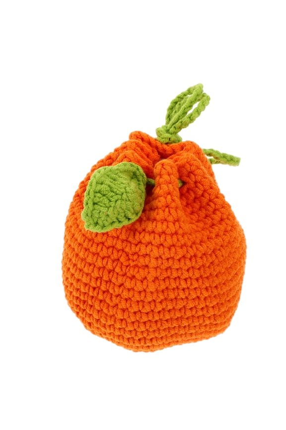 1Pack Small Coin Purse Cartoon Shaped Woolen Yarn Handmade for Shopping