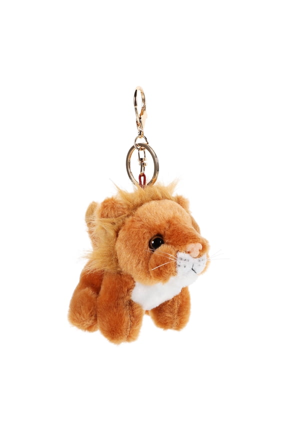 1Pack Stuffed Pendant Lion Key Chain for Phone Attachments in a Compact Design