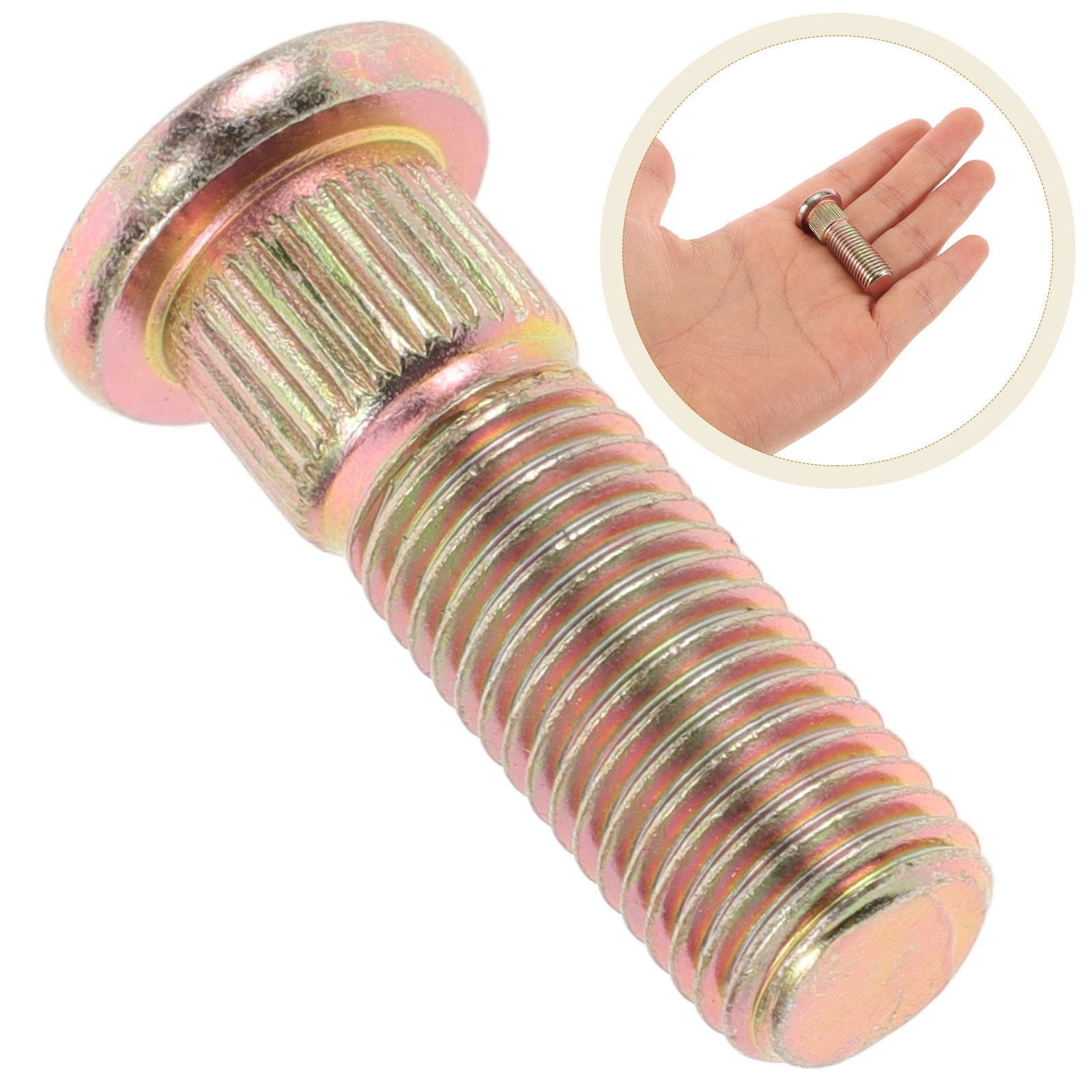 PAMINGONO 1Pack Tire Stud Screws For Performance Use Golden Metal Wheel ...