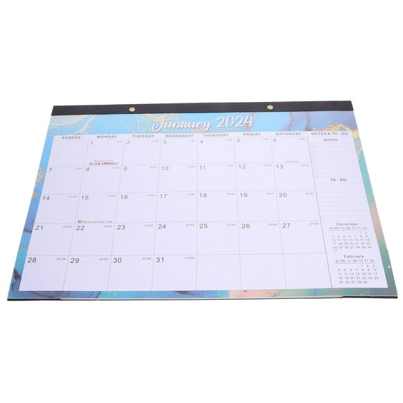 PAMINGONO 1Pack Wall Calendar Rectangular Multi Color Countdown Feature Note Taking For Home Use Office