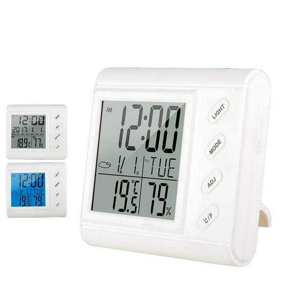 PAMINGONO 1Pack Wall Mountable Digital Hygrometer Thermometer for Indoor Monitoring 4.3x3.9x0.8in