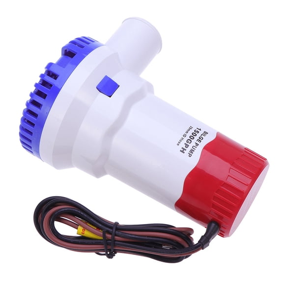 PAMINGONO 1Pack Waterproof Seal High Safety Bilge Pump for Motor Home Drainage 5.4x3.9x3.1in