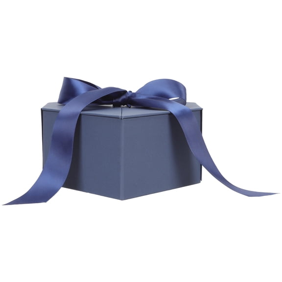 PAMINGONO 1Pack Wedding Card Box in Heart Shape with for Special Occasions Blue Color