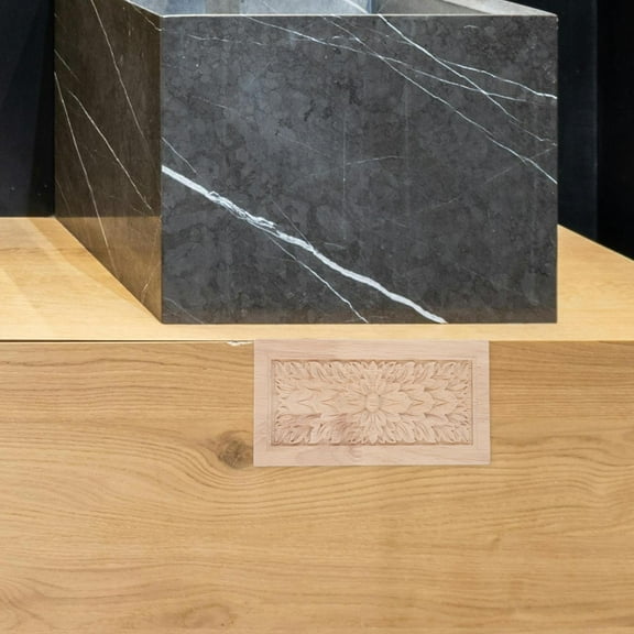 PAMINGONO Wood Moulding Beige Wood 1Pcs Indoor Decoration Roman Column Design