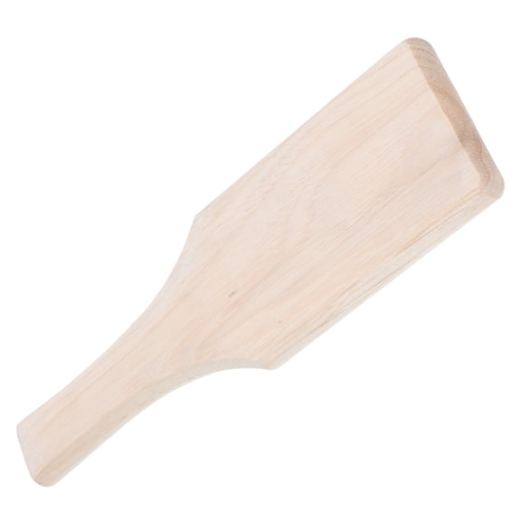 PAMINGONO Clay Rib Tool Wooden Sculpting Paddle Beige for Beginners 1Pack